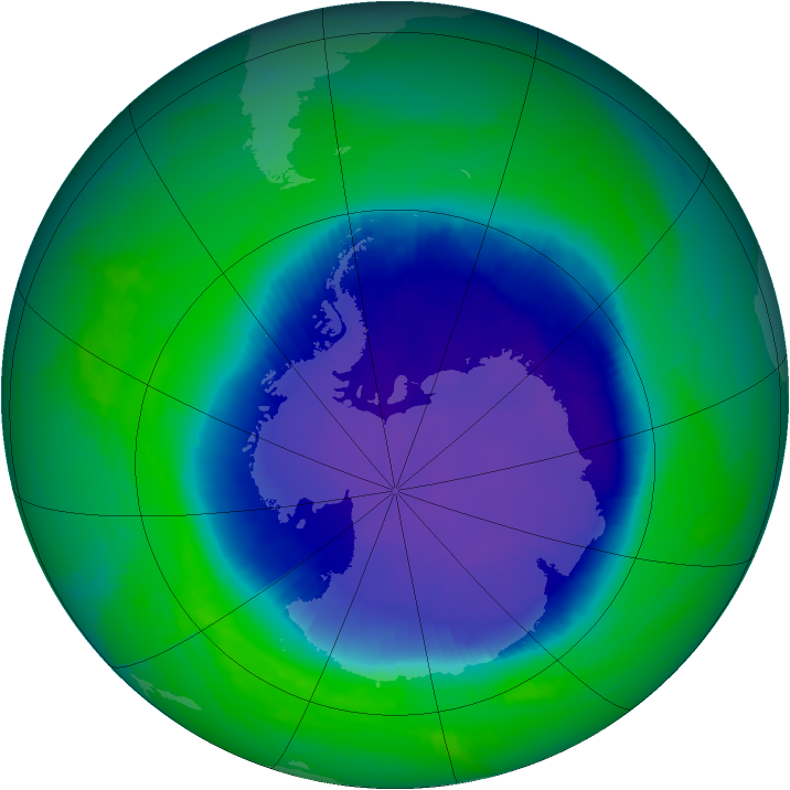 Ozone Map 1999-11-11